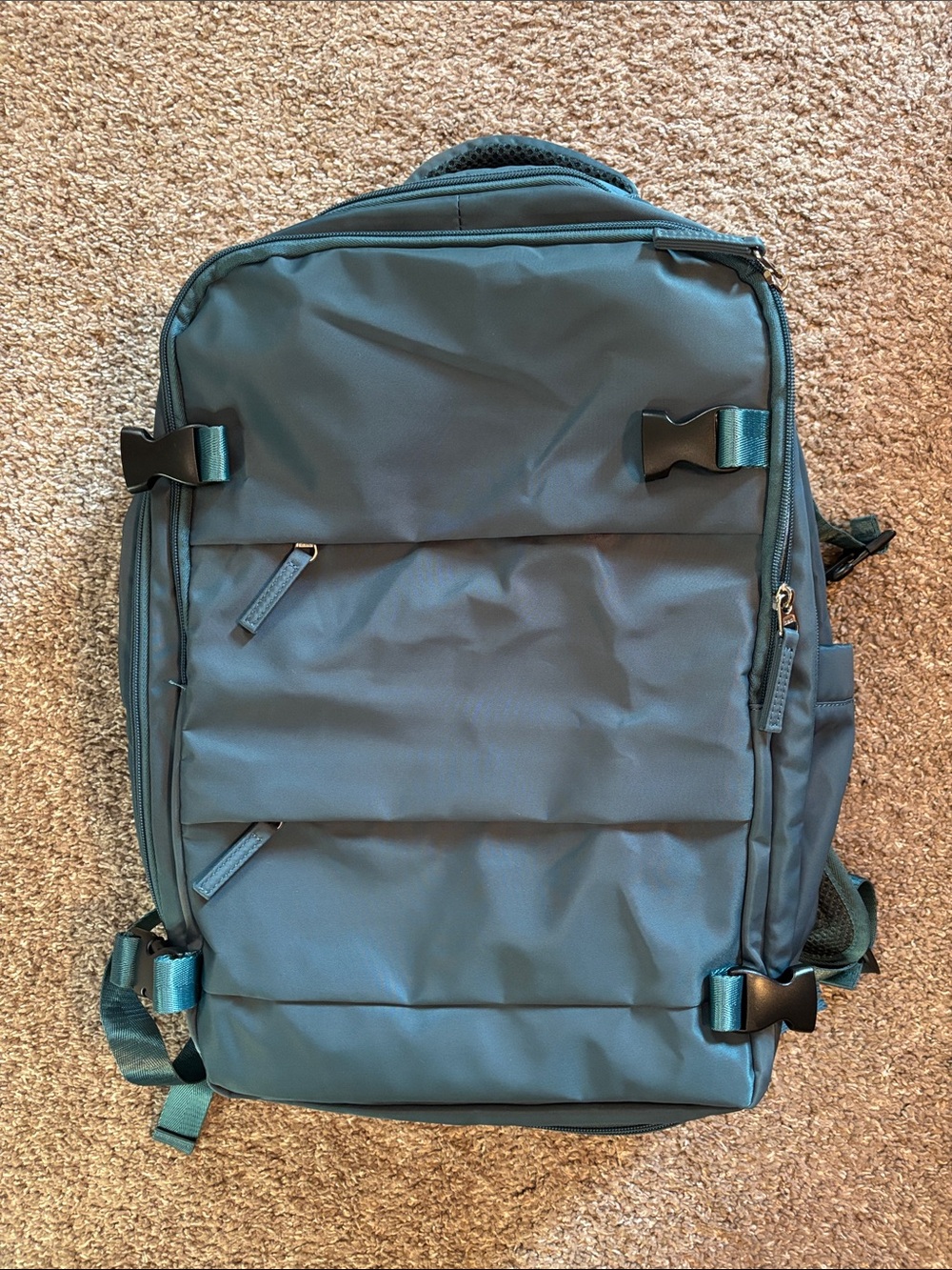 Women's Peacock Blue Backpack
